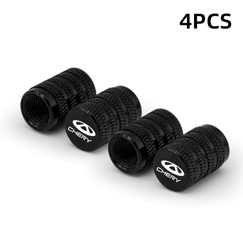 4pcs Aluminum Car Wheel Tire Valve Cap Covers For Chery Tiggo 4 5 3 7 Pro 8 PLUS 2023 T11 5X Amulet Fora Arrizo Car Accessories