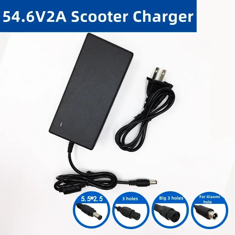 54.6V2A Charger Electric Bike Lithium Battery Charger for 48V Li-ion Lithium Battery Pack EU/US Plug 48V2A Charger High quality