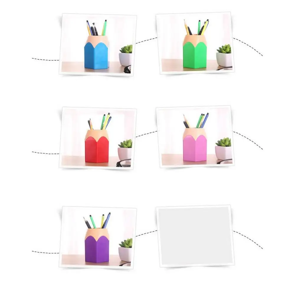 Simpatico portapenne portapenne portapenne contenitore cancelleria scatola portaoggetti da scrivania in plastica contenitore di finitura forniture per ufficio scolastico