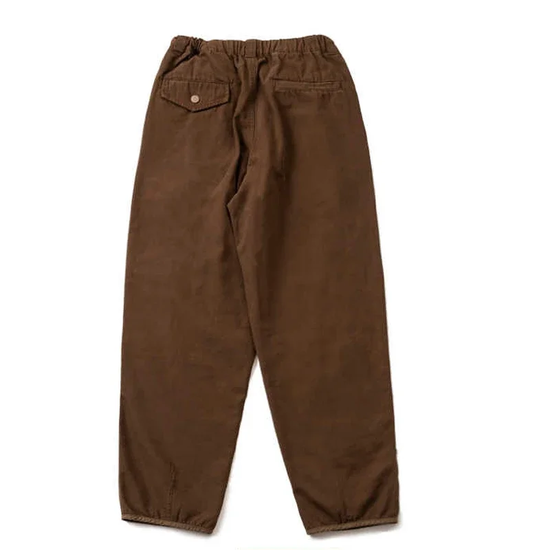 Japanese Retro Washed Torn Hole Patchwork Patch Embroidered Loose Casual Straight Leg Pants for Men Fashion