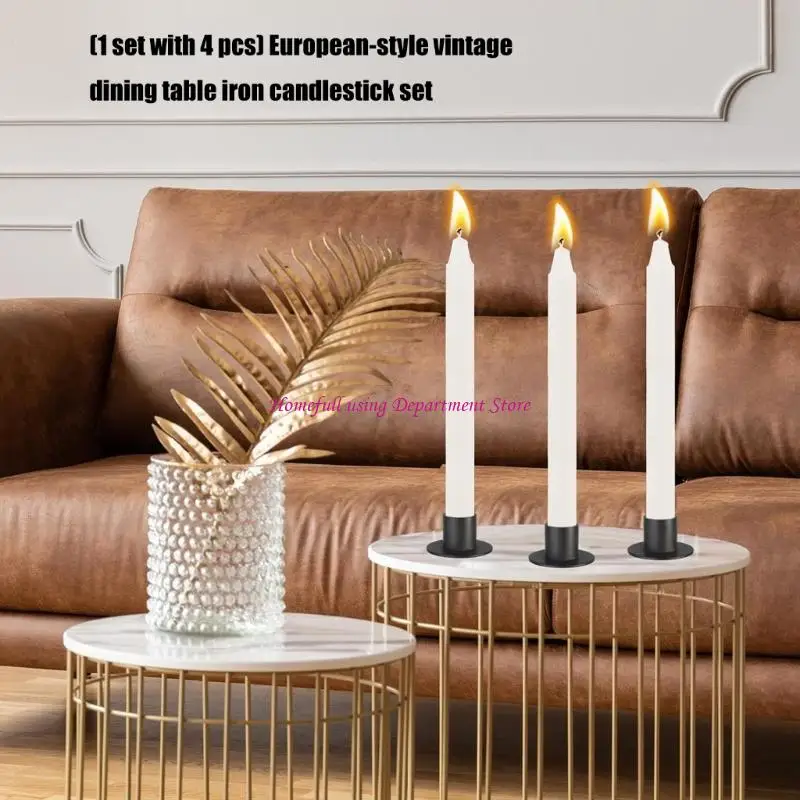 Iron Taper Holders Candlestick Holders,Decorative Candlestick Holders