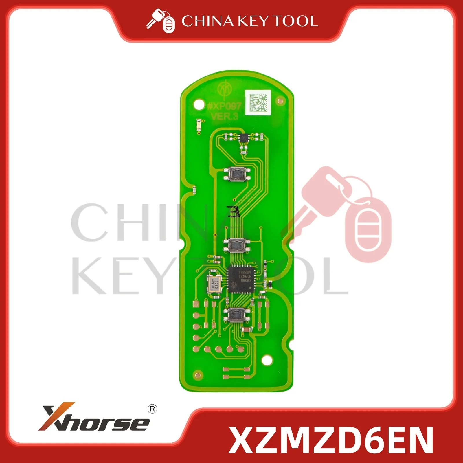 

Xhorse XZMZD6EN Special PCB Board Exclusively for Mazda Models 4 Buttons 5pcs/lot