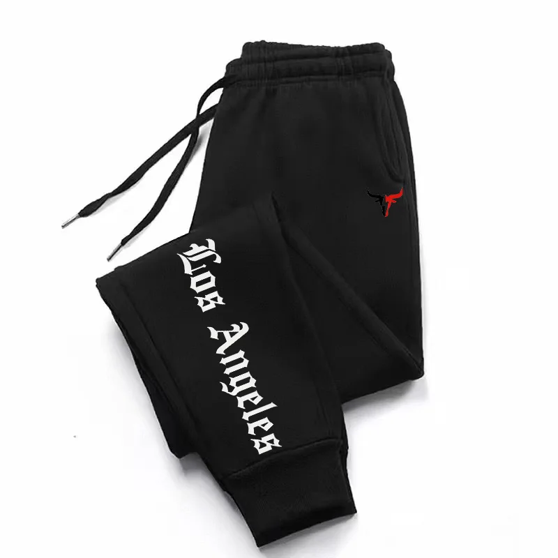 السراويل الملونة الأكثر مبيعًا للرجال في لوس أنجلوس، مناسبة للرياضات الخريفية والشتوية واللياقة البدنية والجري والترفيه والكم #2