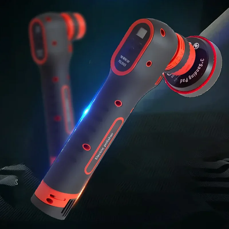 آلة تلميع السيارات ببطارية الليثيوم زوايا تلميع صغيرة دقيقة لإزالة الشعر بالشمع تنظيف جمال نيس ولاعة سجائر قابلة للتوصيل 12 فولت