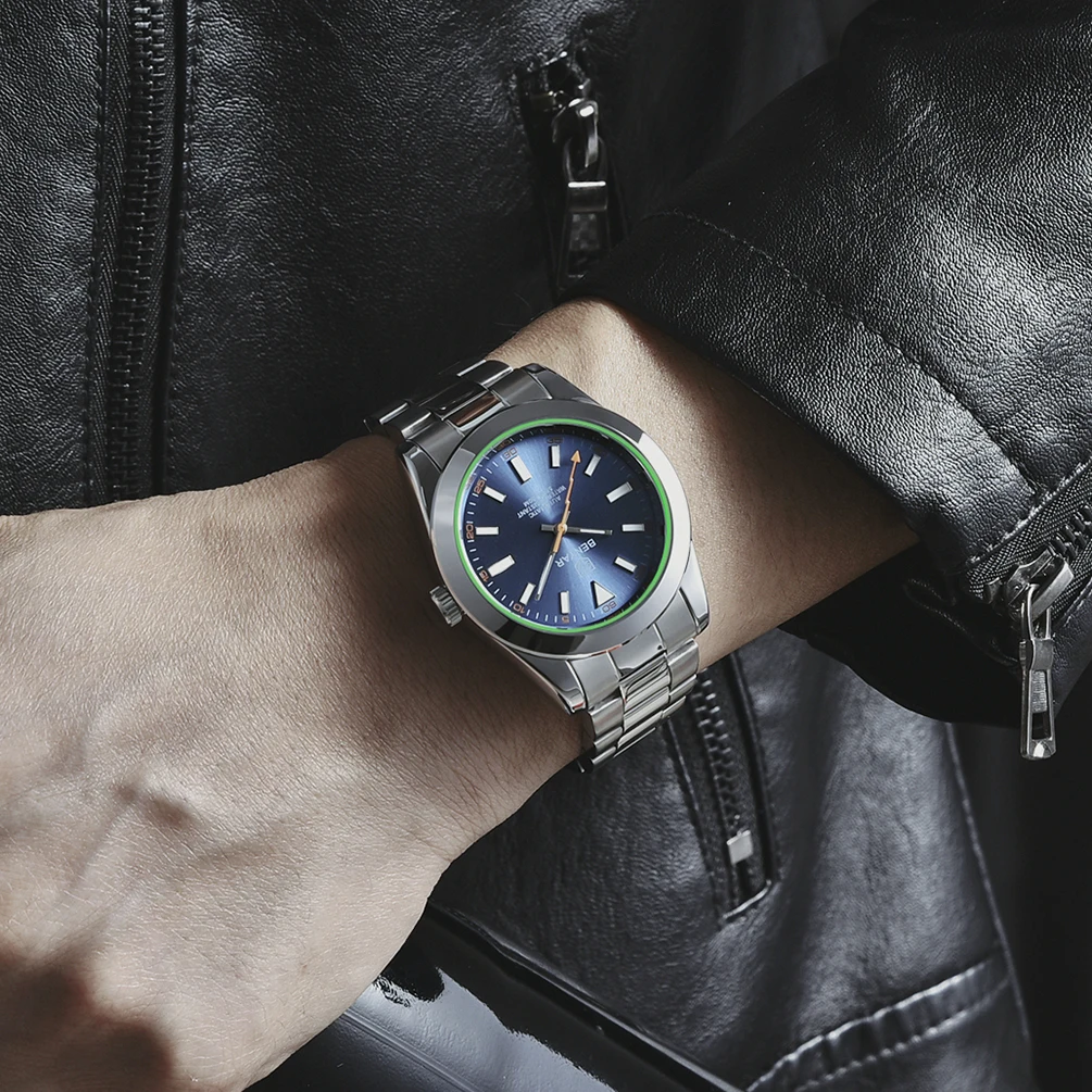 2026 New BENYAR Men's Automatic Mechanical Watch Business Sports Luxury Men's Watches 50M Waterproof Clock Relogio Masculino