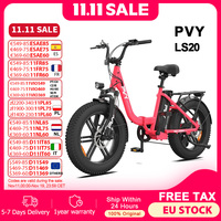 PVY LS20 Adult Electric Bike 250W Motor City Electric Bicycle 48V16.5AH Battery  E-bike 20 Inch Fat Tire Ebike