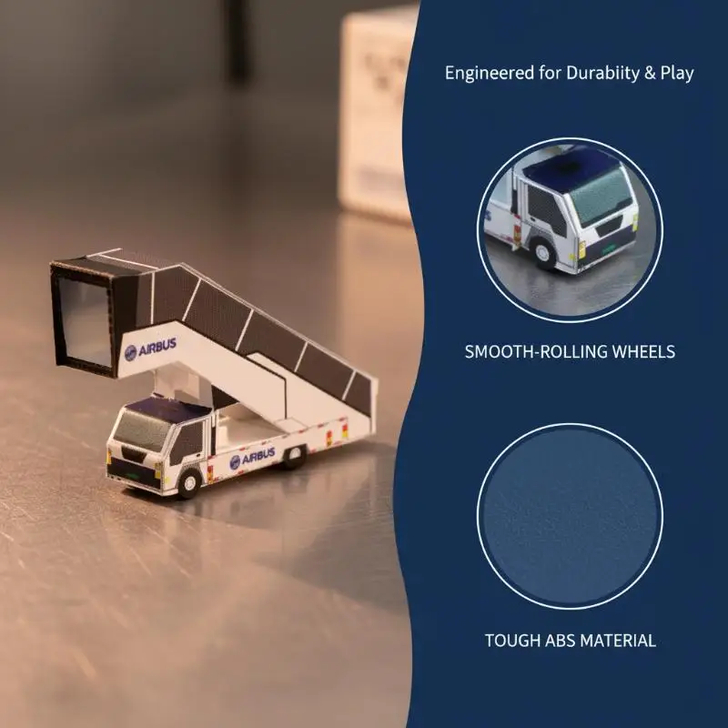 1:400 Airport Ground Handling Wide-body Canopy Boarding Car Abrasive Can Not LiftStatic Simulation Model image 4