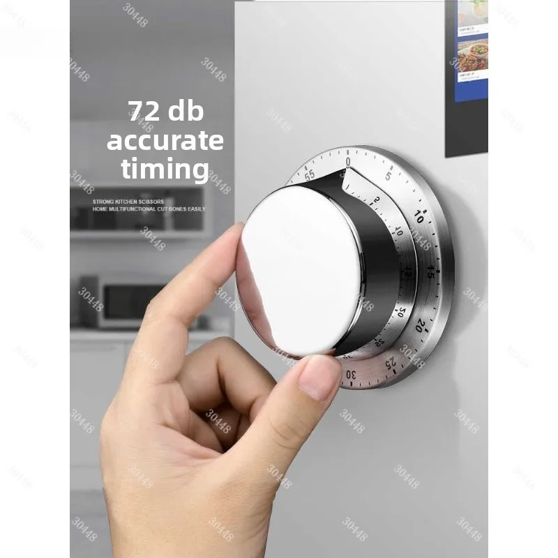 Style Kitchen Timer Mechanical Countdown Alarm Clock for Students Time Management and Cooking Reminder