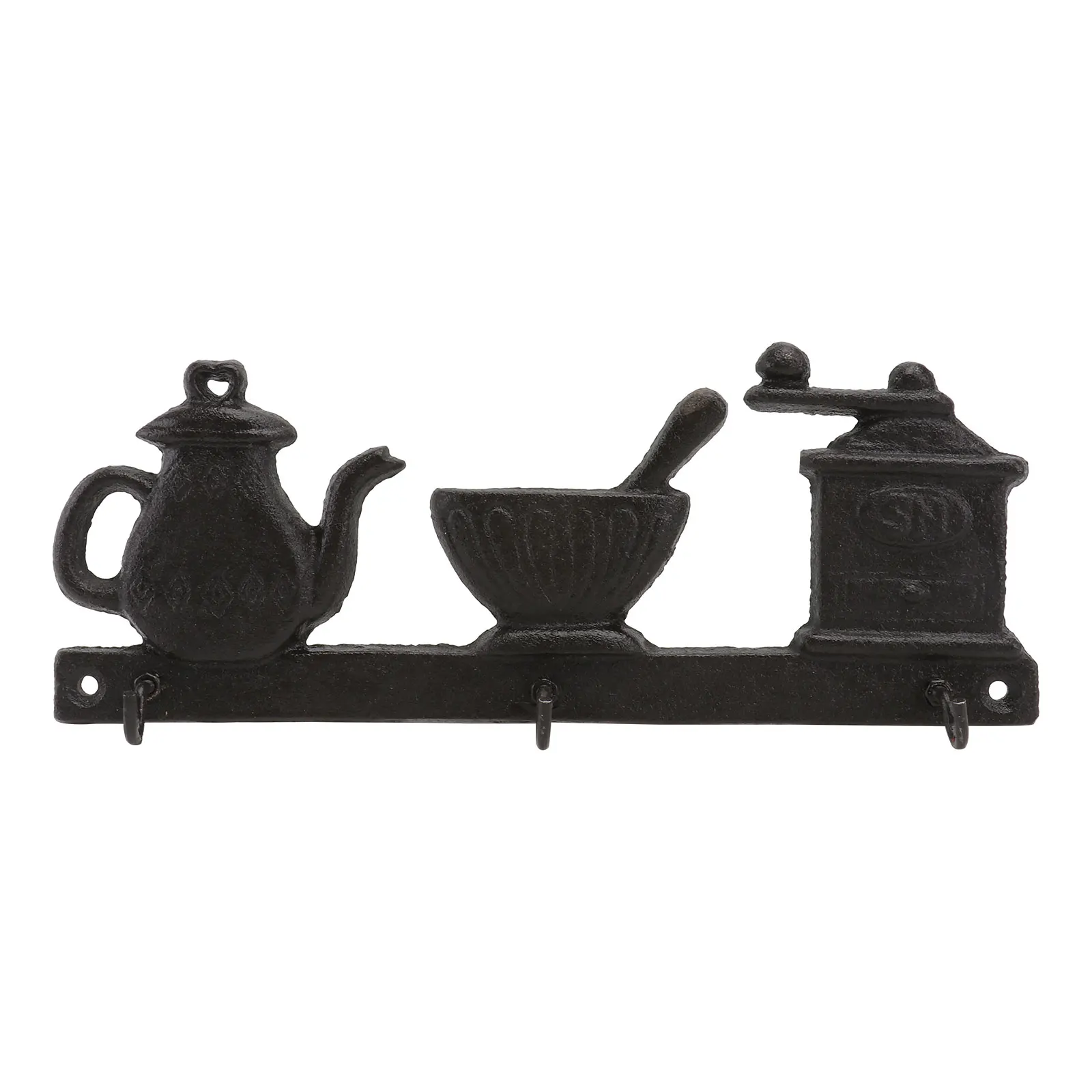 

Retro Iron Coat Hooks Multi function Clothes Holder Decorative Wall Hanging Rack Hat Hanger Vintage Kettle Style Hook