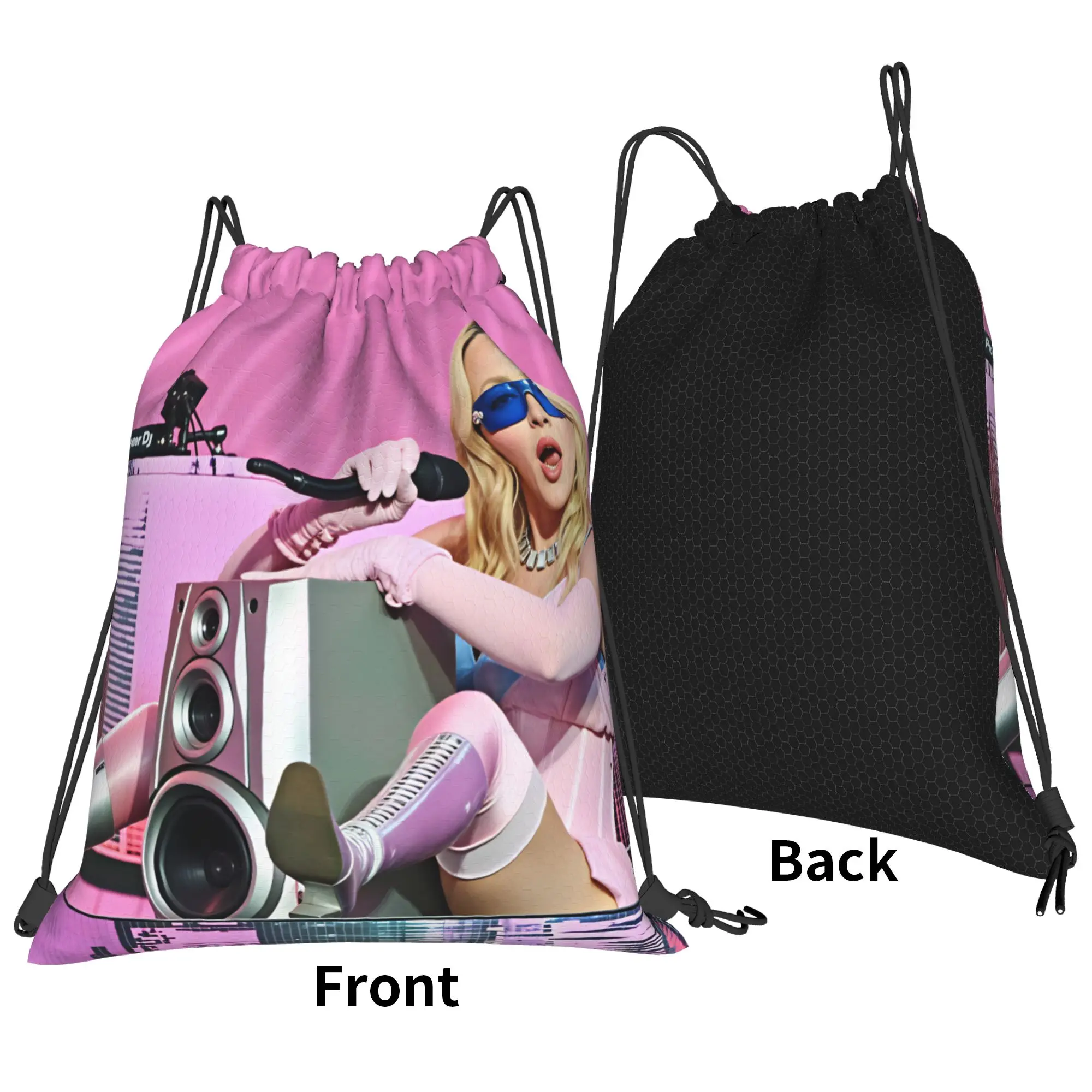 Madonnas Confessions II 2026 Drawstring Bag  Casual Large Sackpack String Bags Men Football Gym Backpacks