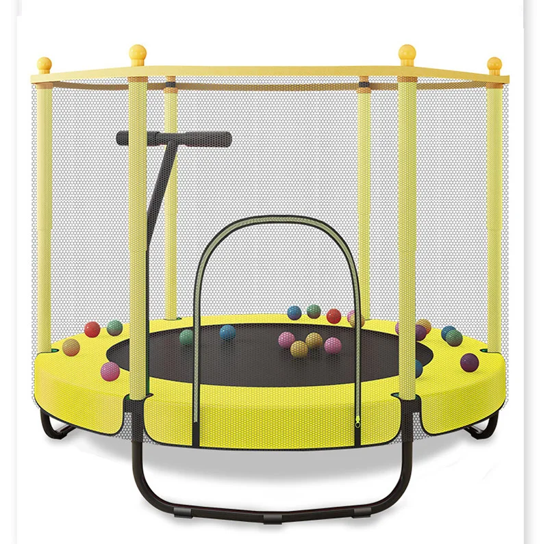 

Rectangle trampoline for kids with protective net