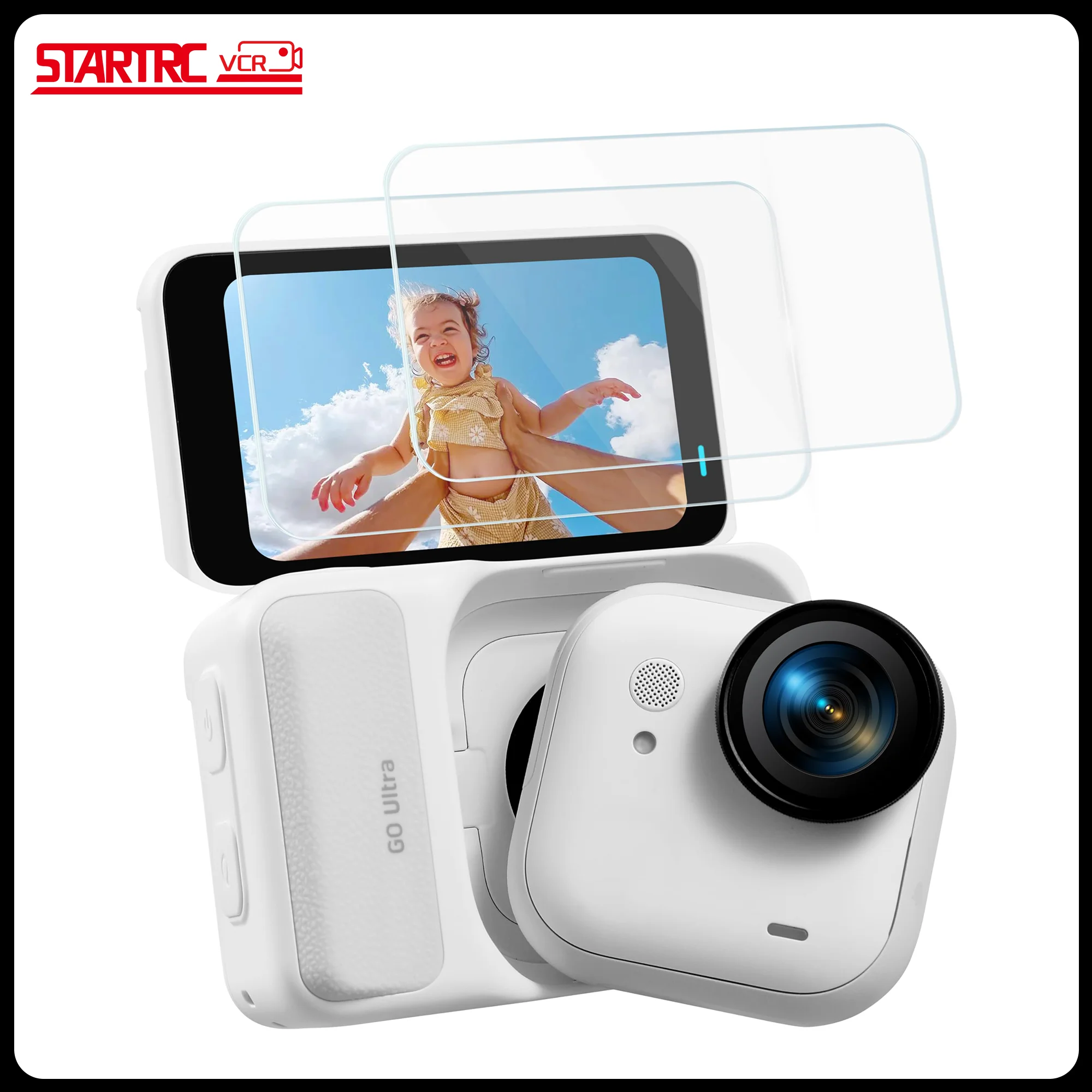 

2PCS Tempered Glass For Insta360 GO Ultra Screen Protector HD Protective Films For Insta360 GO Ultra Action Camera Accessories