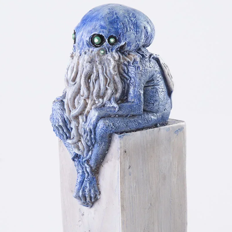 Film Cthulhu Mythos Statue Cthulhu Denker Garage Figur Oktopus Harz Modell Zimmer Schreibtisch Dekoration Ornament Kinder Erwachsene Geschenke Spielzeug