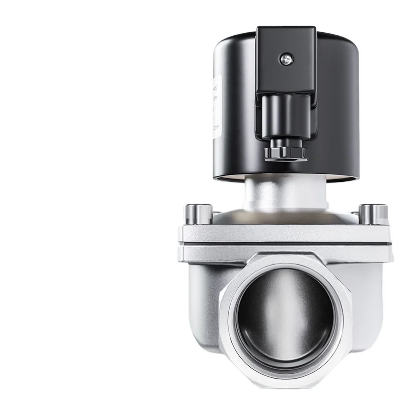 

Stainless steel solenoid valve water valve two-position two-way tap water pipe solenoid control valve 240 24 12V anti-corrosion