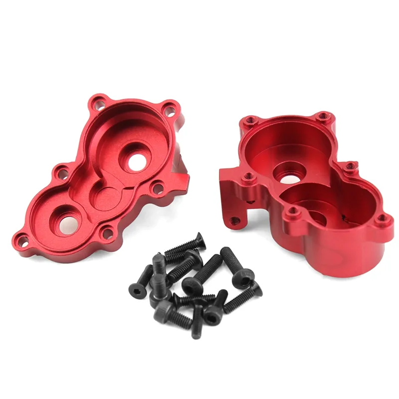 A45F-Metallo Scatola Ingranaggi Custodia Copertura Ingranaggi 7091 7379R Per 1/16 Traxxas Slash E-Revo Summit RC Auto Parti di Aggiornamento Accessori