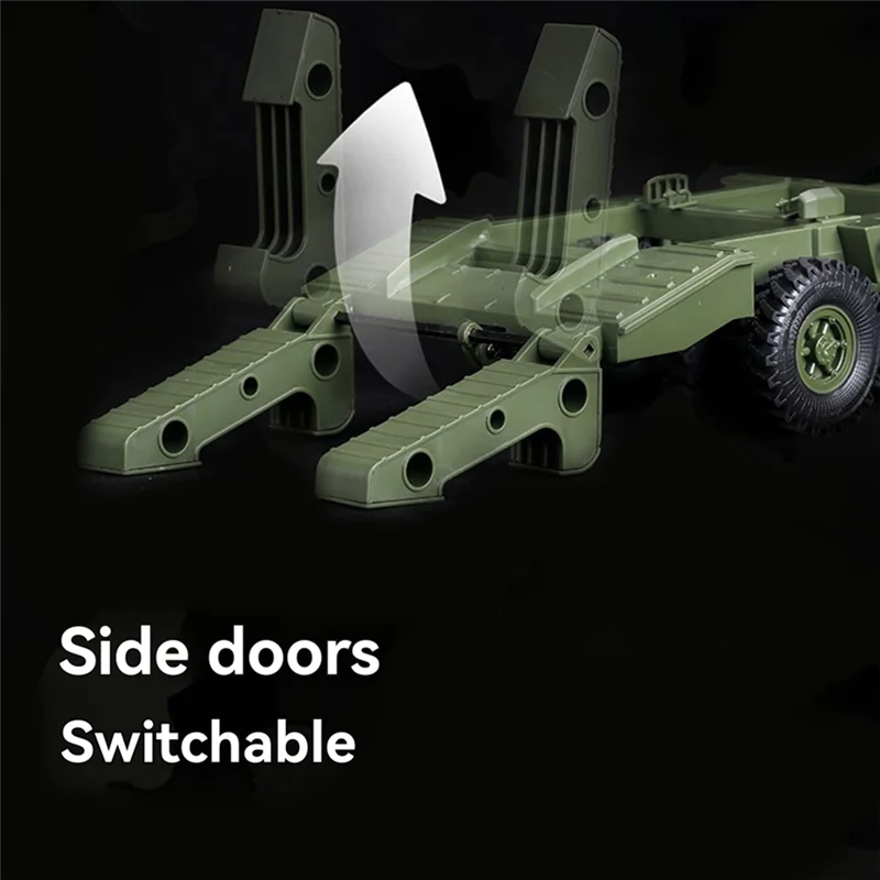 WPL B-36 B36 Model Ciężarówki RC w Skali 1:16, Pojazd Transportowy, Napęd na Dziesięć Kół, Wspinaczka, Terenowy Samochód Zdalnie Sterowany