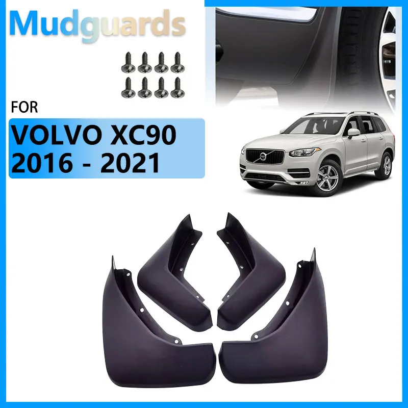 

Auto 4x Mudguards For Volvo XC90 2016 2017 2018 2019 2020 2021 Accessories Mud Flaps Front Rear Wheel Splash Guards Fender Parts