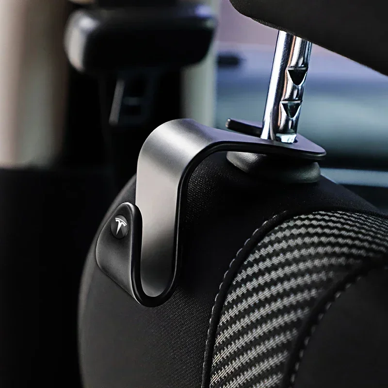 ABS Car Interior Styling Seat Back Hook Holder for Tesla Model S X Y 3 Roadster P75D P85D P90D P100D Accessories