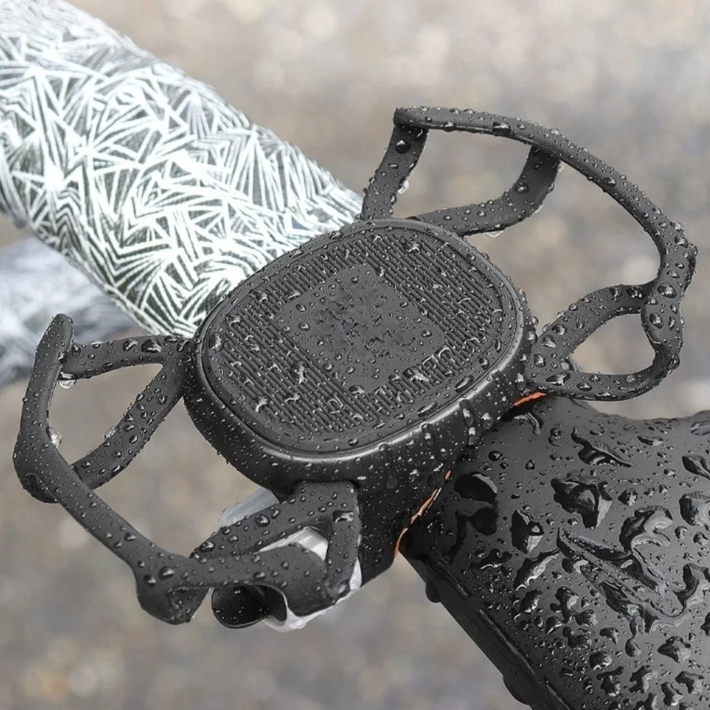 Silicone Bike Phone Holder Designed for Use During Mixed Terrain Rides Including Pavement and Paths Silicone Bike