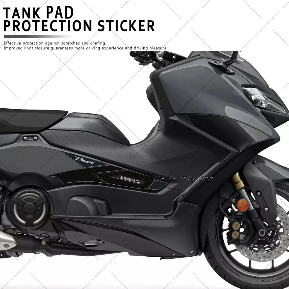 Almofada do tanque para yamaha tmax 560 2022 acessórios da motocicleta 3d resina epóxi proteção adesivo kit