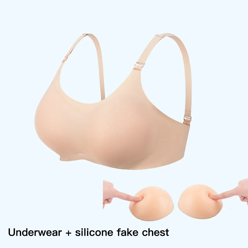 

Realistic Silicone False Breast Forms Tits Fake Chest Bra Crossdresser Shemale Transgender Drag Sexy Chest Patch False Breasts