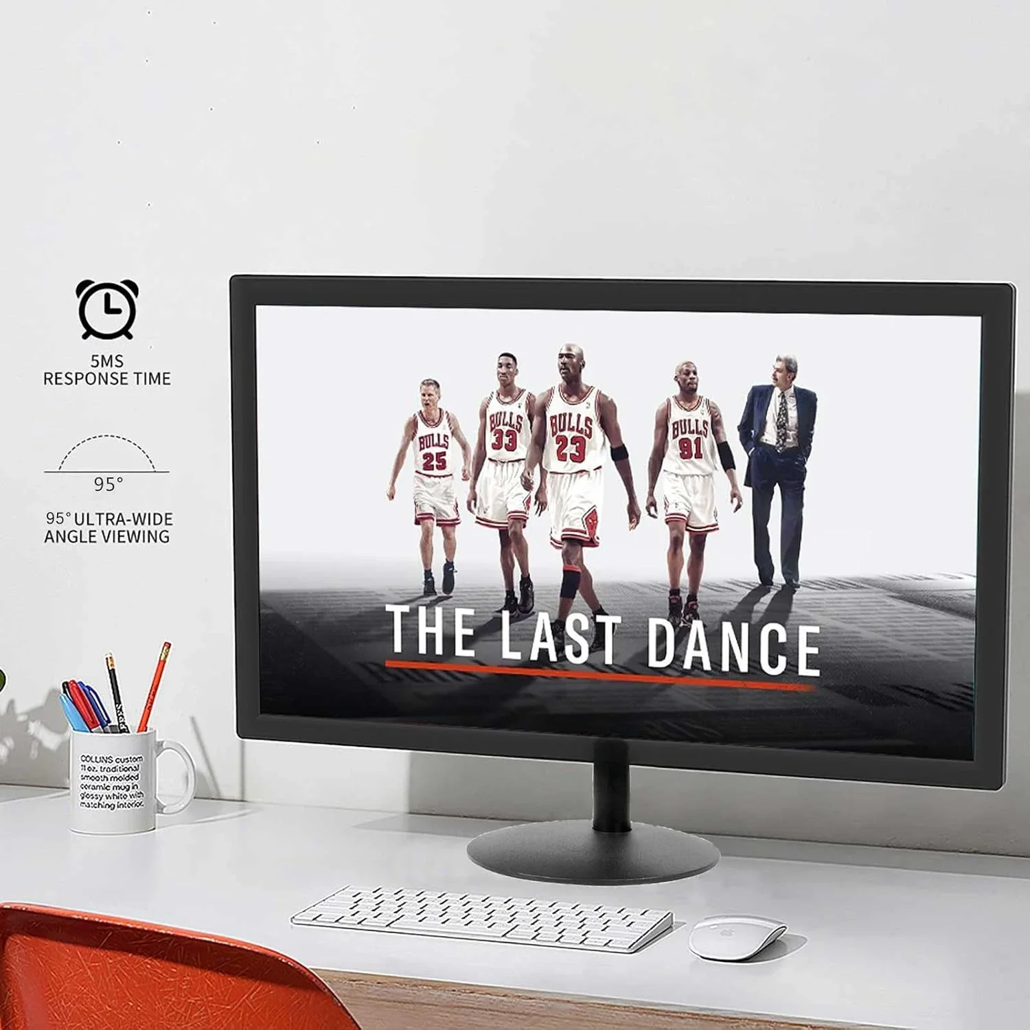 Monitor LED de PC de 17 polegadas 1440x900, 75HZ, 5Ms, 16:10, ângulo de visão 95 ° (Horizontal), Painel TN, VESA montável na parede