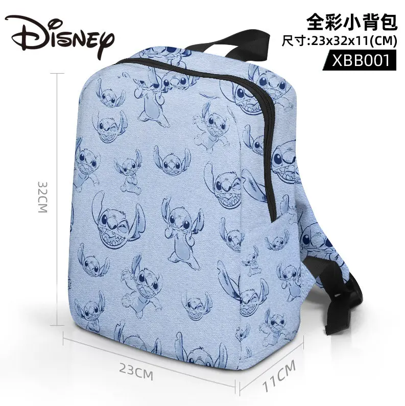 MINISO Disney Star Baby Stitch Cartoon Multi-picture opcional mochila de lona Bolsa De estudiante mochila para niña bolsas para mujer