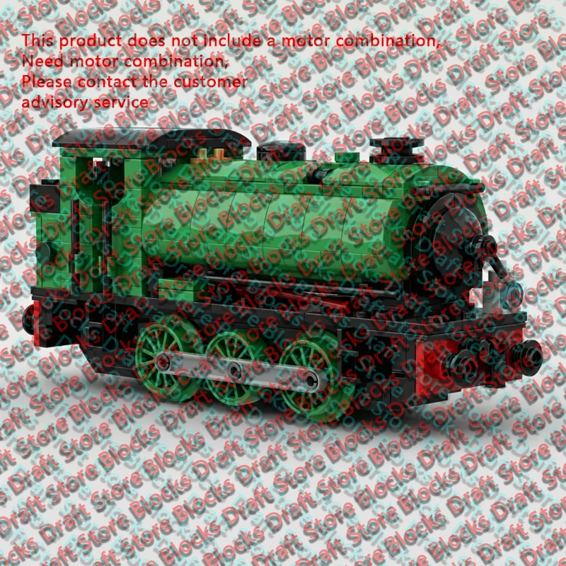 City Car Model MOC Building Bricks 0-6-0ST Diesel Locomotive Modular Technology  Holiday Gifts Assemble Toys Suit Display QWERT