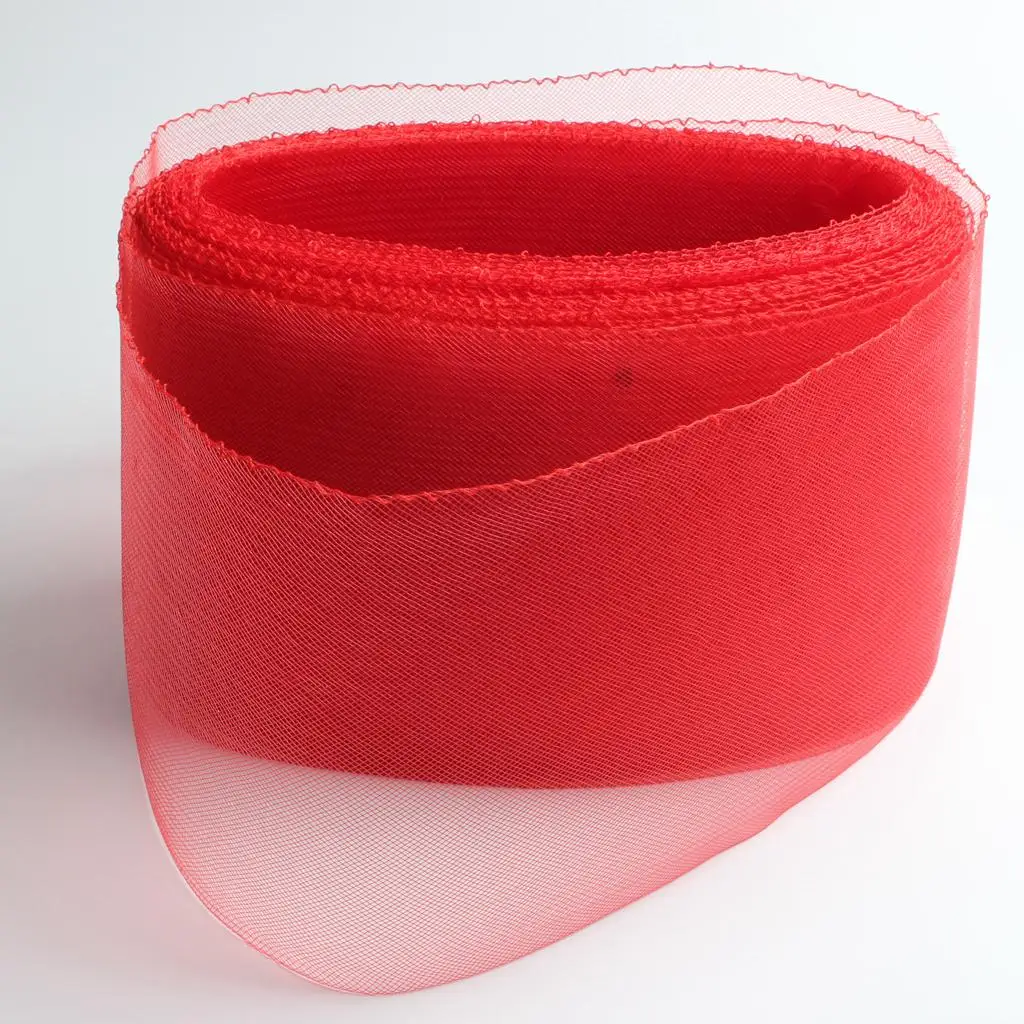 Horsehair Braid Polyester Crinoline Elastic Net Dress Trim for Bridal Veil Wedding Accessories Craft Decoration