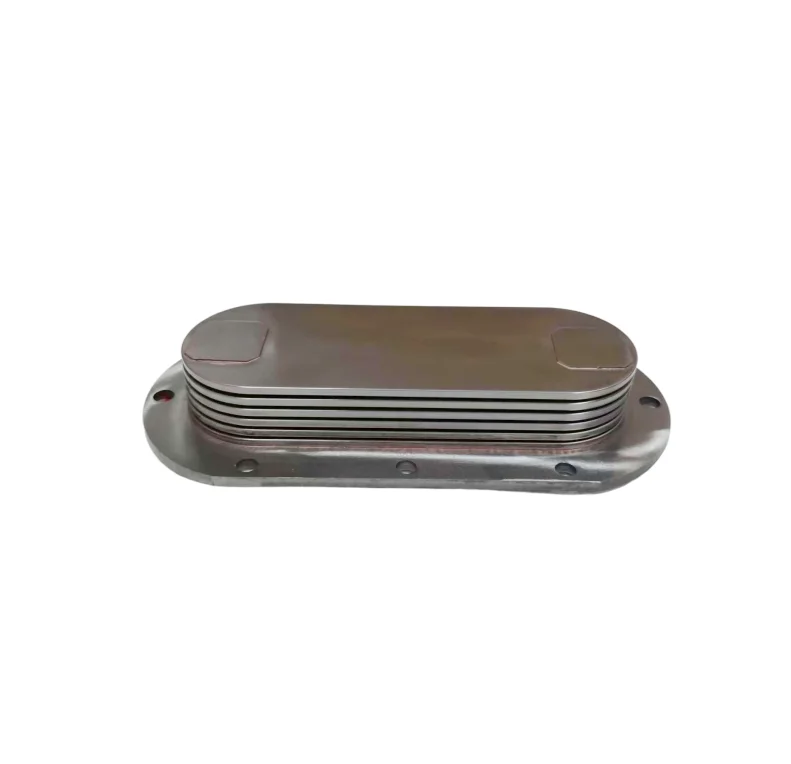6 Plate Engine Oil Cooler 8547548 | High Efficiency Heavy Duty Oil Cooler Fit for 353 371 213 150 Series Diesel Engines