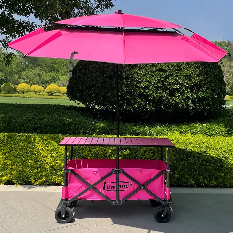 Multipurpose station wagon camping beach outdoor folding trolley camping