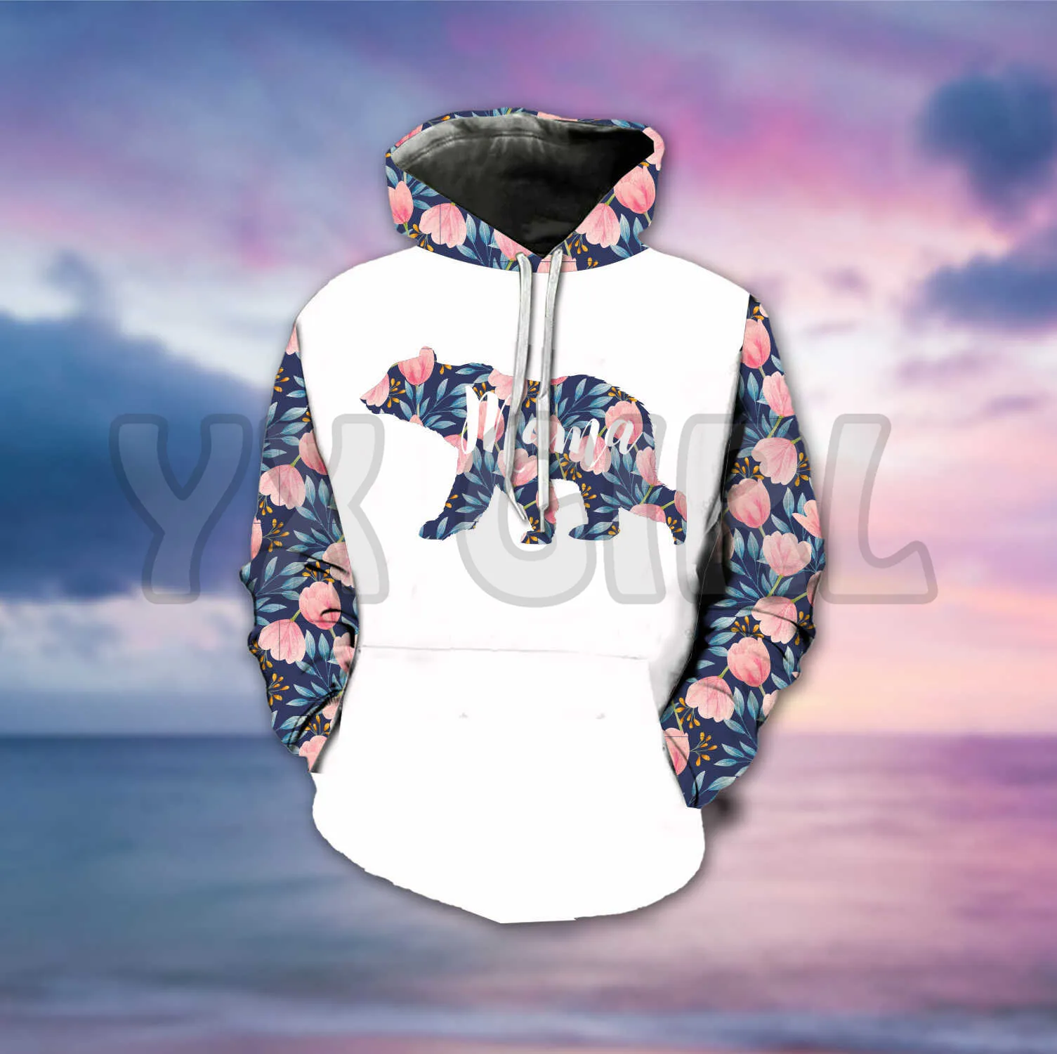 YX Girl Turtle  3D All Over Printed Hoodie Set  3D Printed Apparel