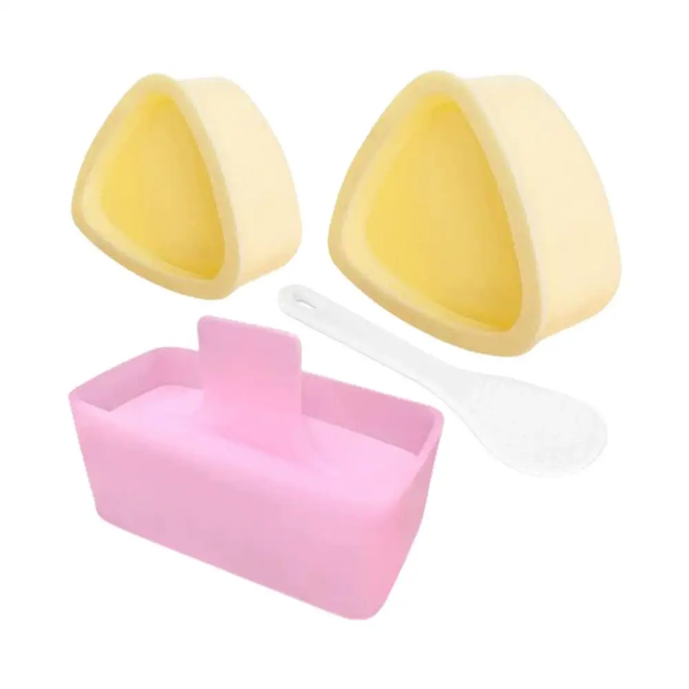 Onigiri Form, 3 Stück Reisform Musubi Maker, Musubi Maker Pressform, Dreieck Reis Ball Form Maker Sushi Form für Kinder Mittagessen Bento – Detail 18