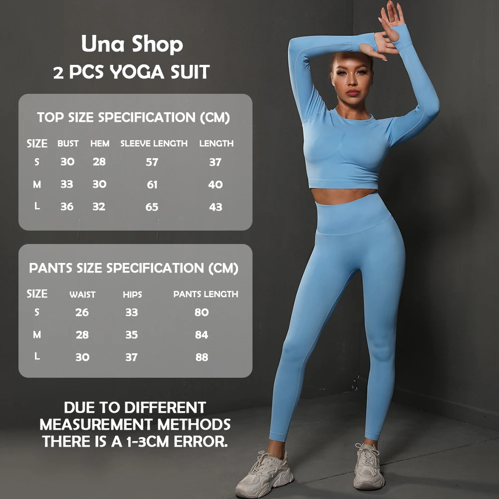 

Una-Shop Бесшовные костюмы для фитнеса Una-Shop, топ для тренажерного зала с перфорацией для пальцев, комплекты для йоги для женщин, спортивные колготки с эффектом пуш-ап, одежда для тренировок, спортивная одежда