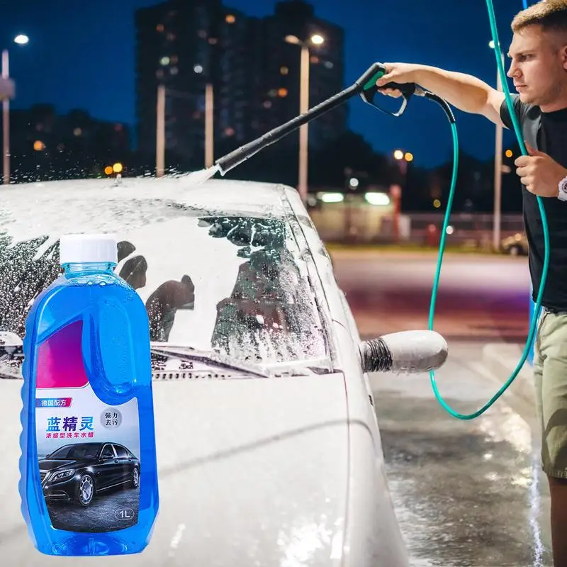 Foam Car Wash Soap High Foam Concentrated Effective Soap For Car Multifunctional Spot-Free Shine Cleaning Water 1L Car