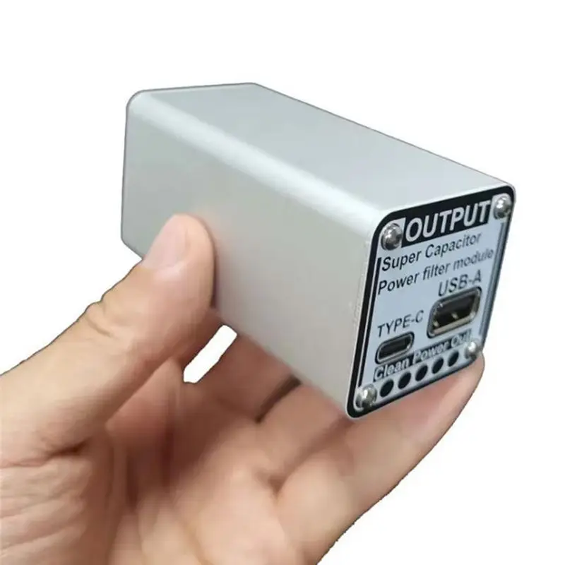 AA87 DC5V Super Capacitor Power Filter Module Supercapacitor Power Filter Type C Input Output For Raspberry Pi Accessories Parts