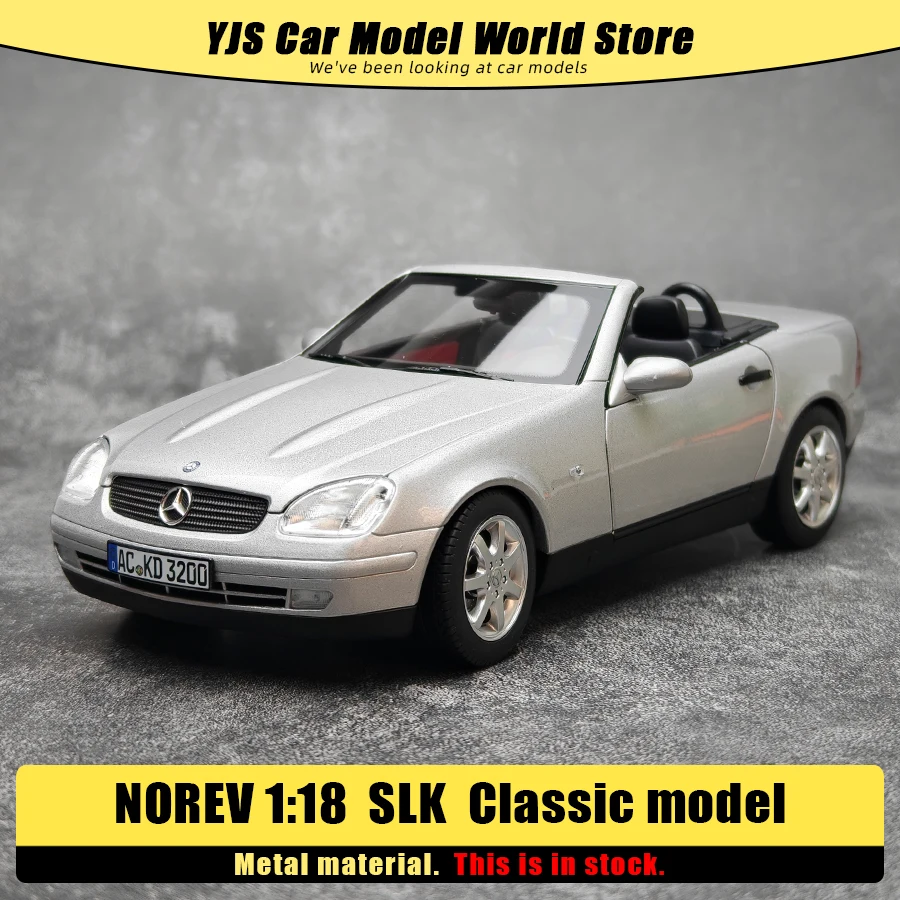 

NOREV Diecast model 1:18 SLK 1996 Classic model Car model metal Sports car Birthday present Send a boyfriend
