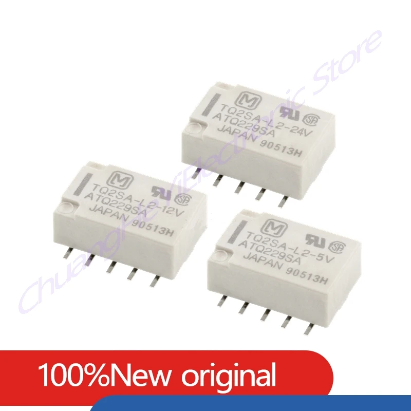 

5Pcs/Lot 100% Original New Relay TQ2SA-L2-5V TQ2SA-L2-12V TQ2SA-L2-24V SMD 10PIN 5V 12V 24V Signal