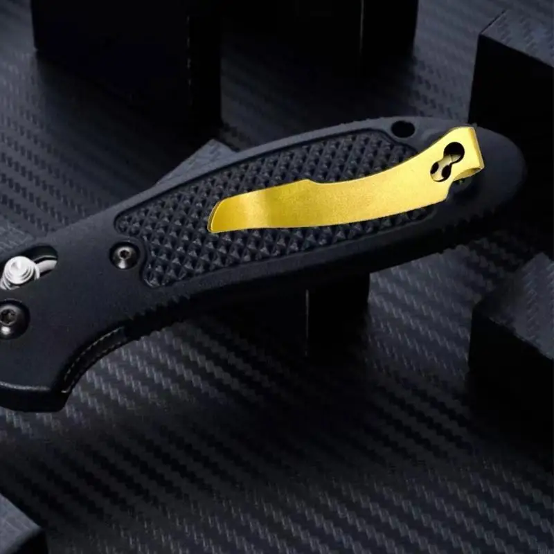 Titaniums Alloy Fold Knifee Pocket Clip Back Clamps DIY Making Accessories 