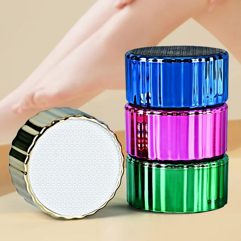 Dispositivo 2 en 1 para depilación y eliminación de piel muerta, lima exfoliante de doble cara con nano cristal para pies y callosidades