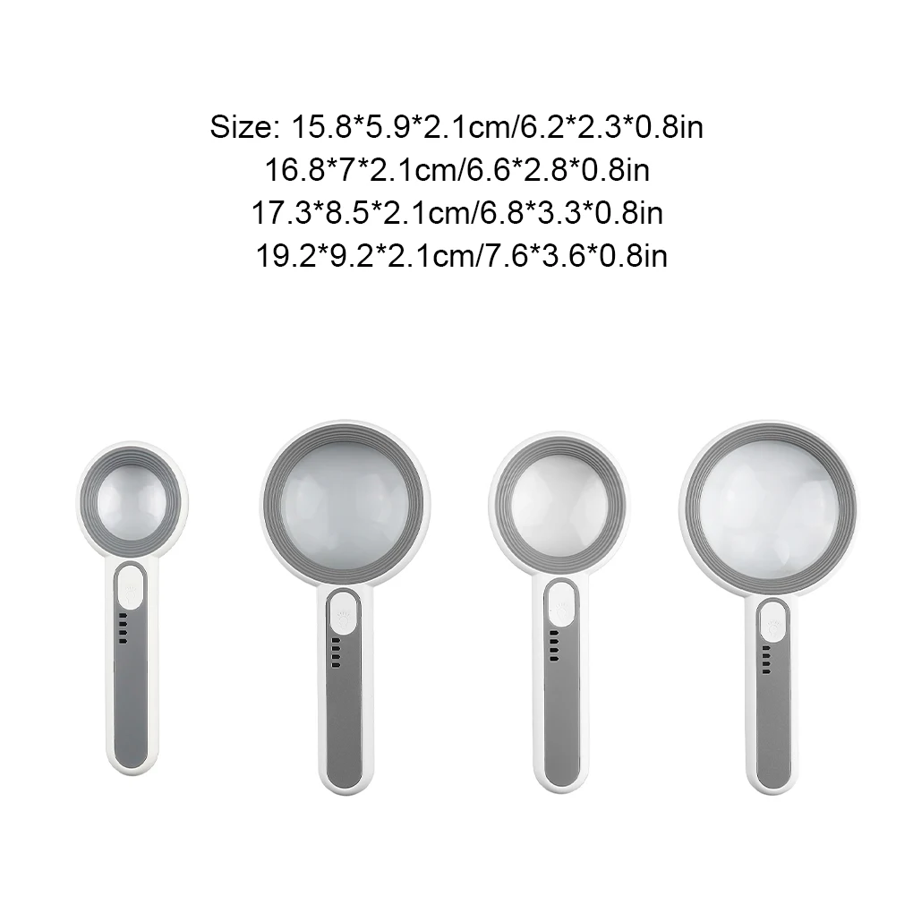 عدسة مكبرة بتقنية متطورة مع أضواء LED للقياسات الدقيقة والتصوير الشفاف 7518C 75 مم #6