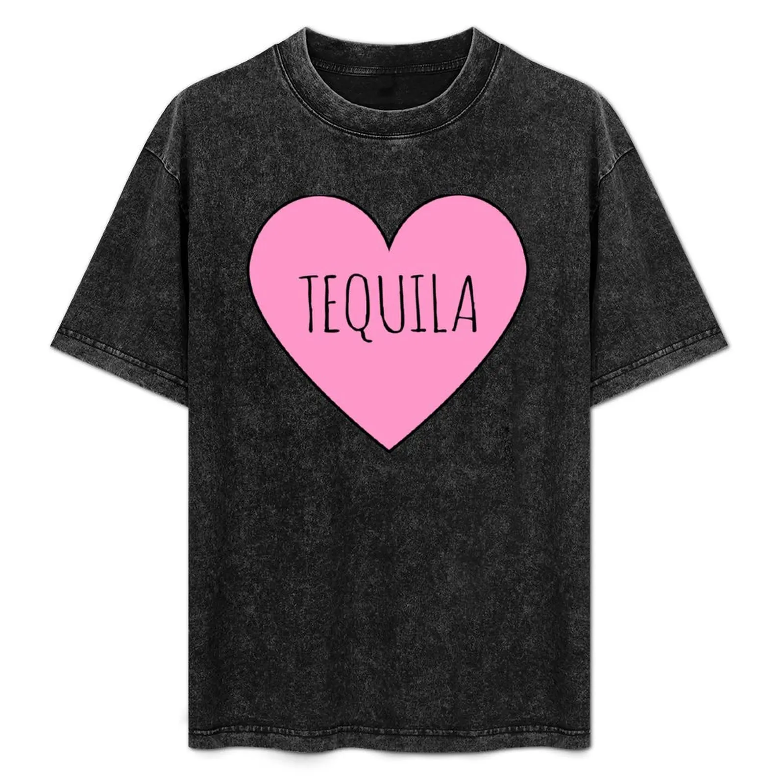I Love Tequila T-Shirt Simple Graphic Design T-Shirt