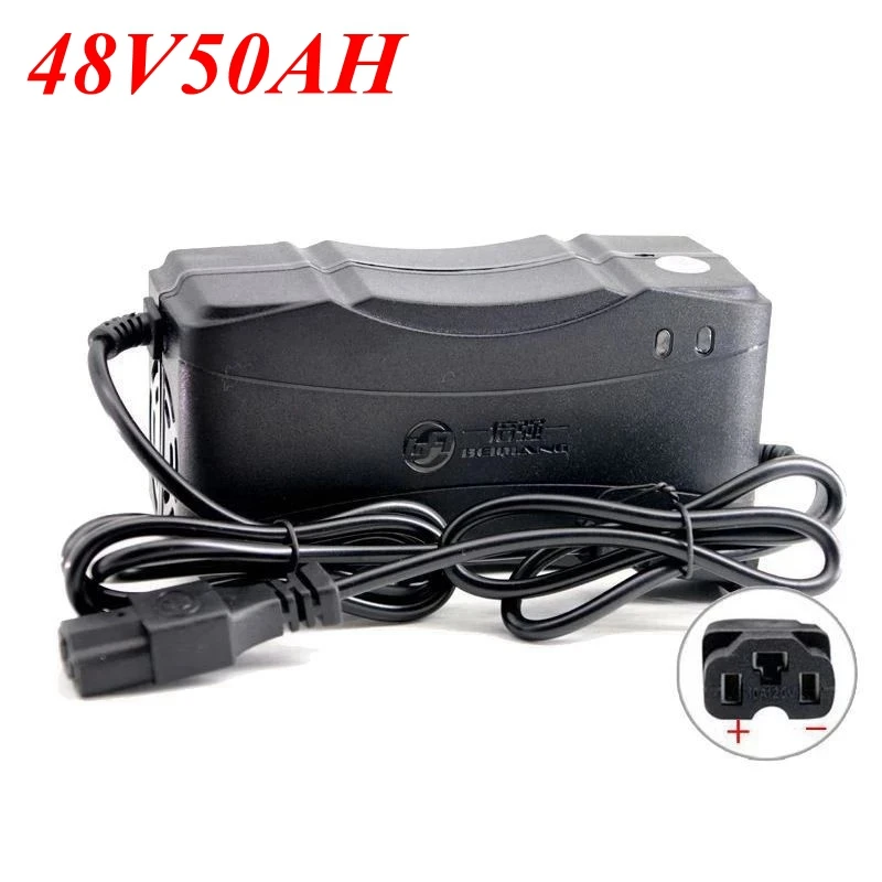 

48V 50AH Smart Charger Lead Acid Battery Charge For Electric Car 40AH 30AH 48V With T Connector 59V 6A DC