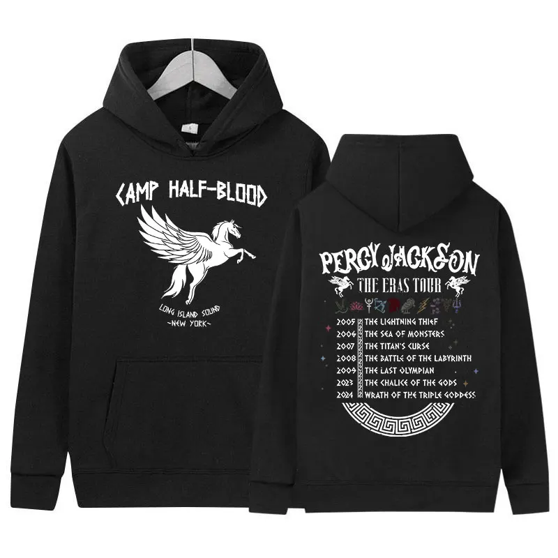 Camp Half Blood Percy Jackson Hoodie Men Women Long Sleeve Fashion Retro Sweatshirt Casual Pullover Oversized Hoodies Streetwear