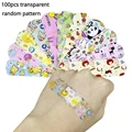 100pcs transparent