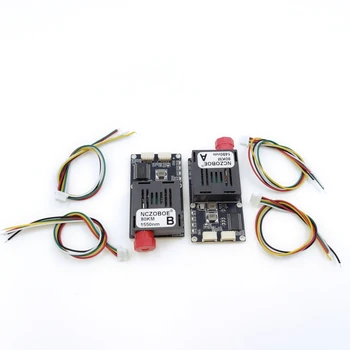 Zestaw modułu transceivera optycznego NCZOBOE 2TTL 40KM TX RX, specjalistyczny sprzęt terminalowy optyczny DC do dronów