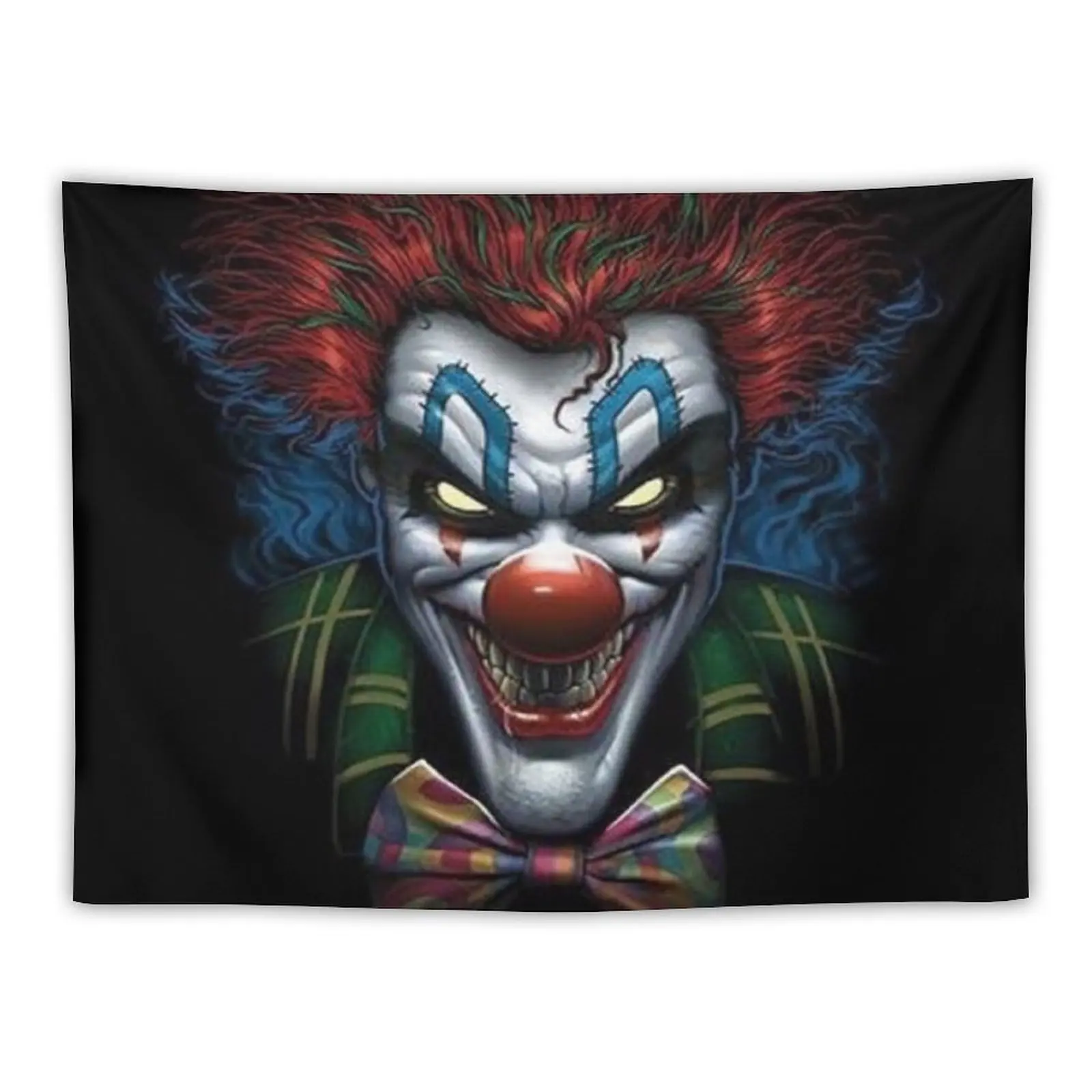 

Гобелен с ужасными улыбками и убийцей клоуна, украшения для дома, гобелен для эстетических комнатных украшений