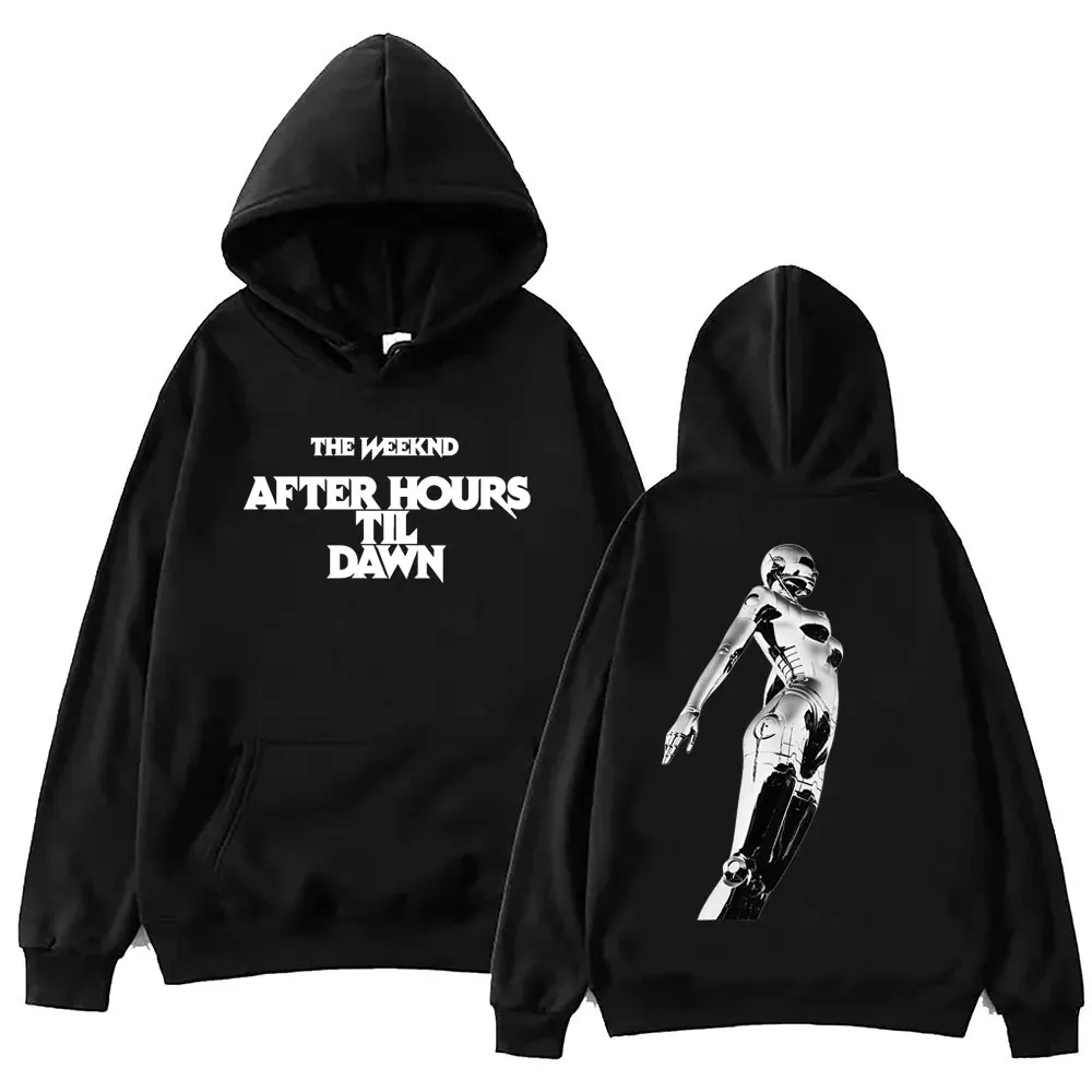 The Weeknd After Hours Til Dawn Tour 2026 Graphic Hoodies Fashion Hip Hop Hooded Sweatshirts Men Women Casual Loose Pullovers