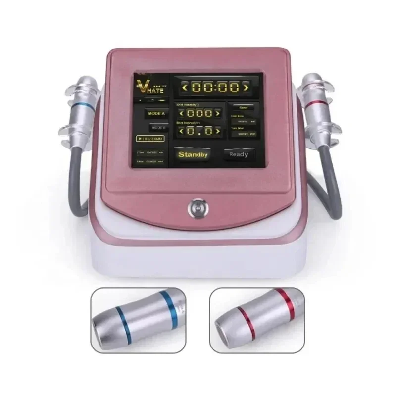 Vmate Vmax Radar Wave Machine 2 Handles Probes 3.0mm 4.5mm Cartridges Unlimited Shots for Facial Lifting Tightening Anti-aging