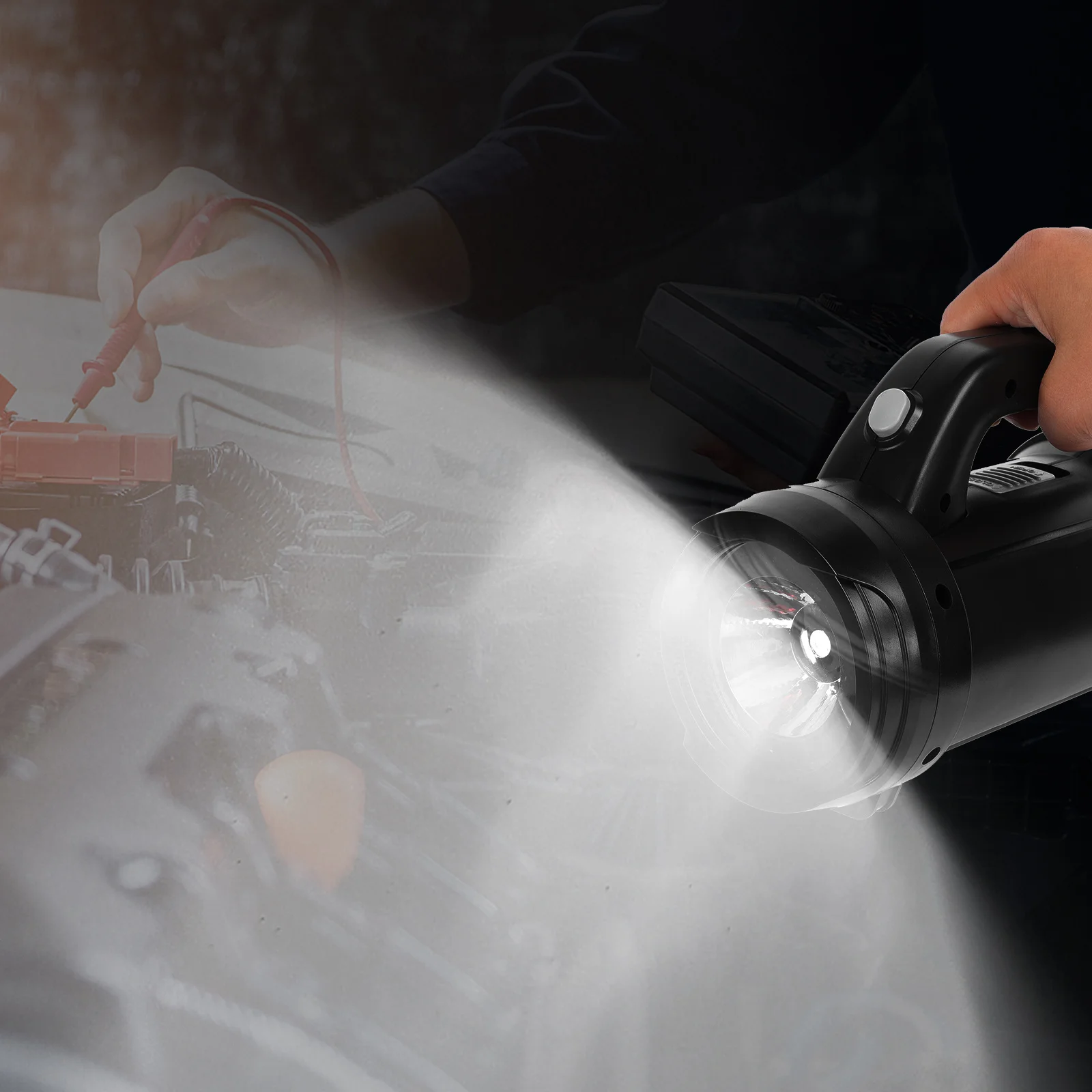 مجموعة واحدة من أدوات إضاءة خارجية، مصباح يدوي عملي بحجم صغير مثالي للتخييم والتنزه والتخييم في الهواء الطلق